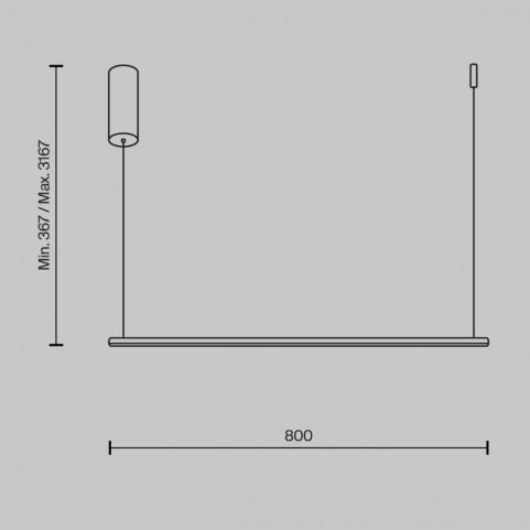 Подвесной светильник Maytoni Halo MOD246PL-L16BSK
