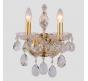 Бра Crystal Lux ISABEL AP2 GOLD/TRANSPARENT
