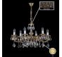 Люстра Art Glass ALICE VI. BRASS ANTIQUE CE - 8003
