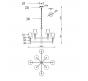 Подвесной светильник Newport Chelsy 4378/C chrome