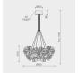 Люстра Modelux ML.6222  4000K ML.6222.650 CP