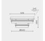 Потолочный светильник Modelight MDL.1057 3000-6000K с пультом MDL.1057.530CL WH