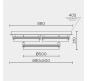 Потолочный светильник Modelight MDL.1058 3000-6000K с пультом MDL.1058.880CL WH